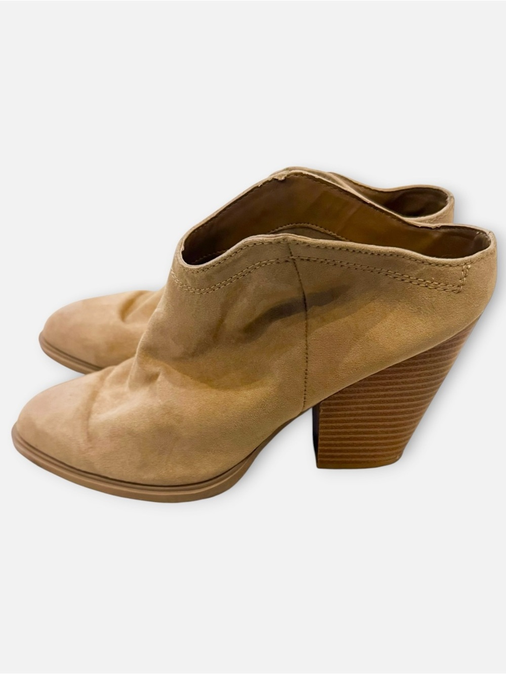 Dolce Vita for Target Tan Faux Suede Bootie Shoes Size 9.5